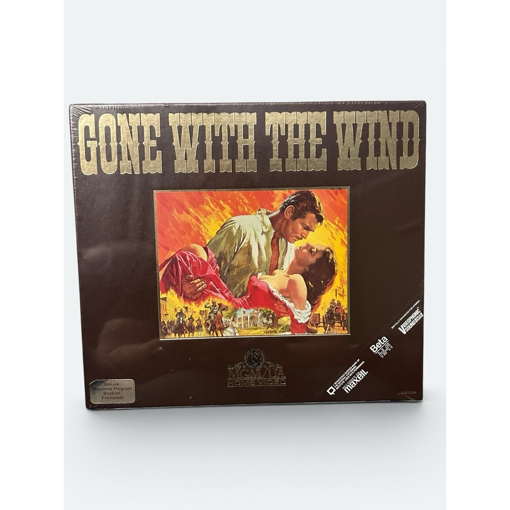Gone With The Wind Beta Hi-Fi 1985 Deluxe Box Set Factory Sealed Gold Hologram